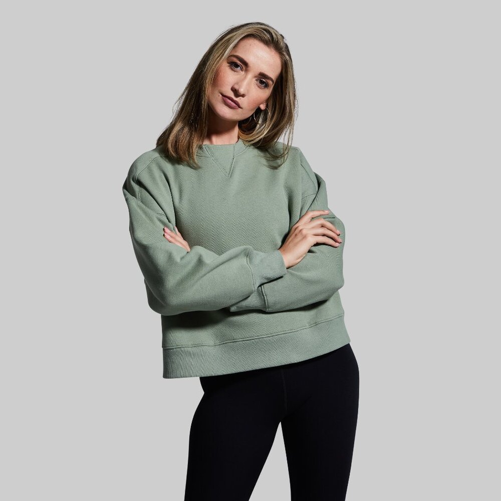 Born Primitive Women's Pump Sweatshirt (Aspen) Size M